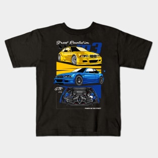 GTR E46 Street Revolution Kids T-Shirt